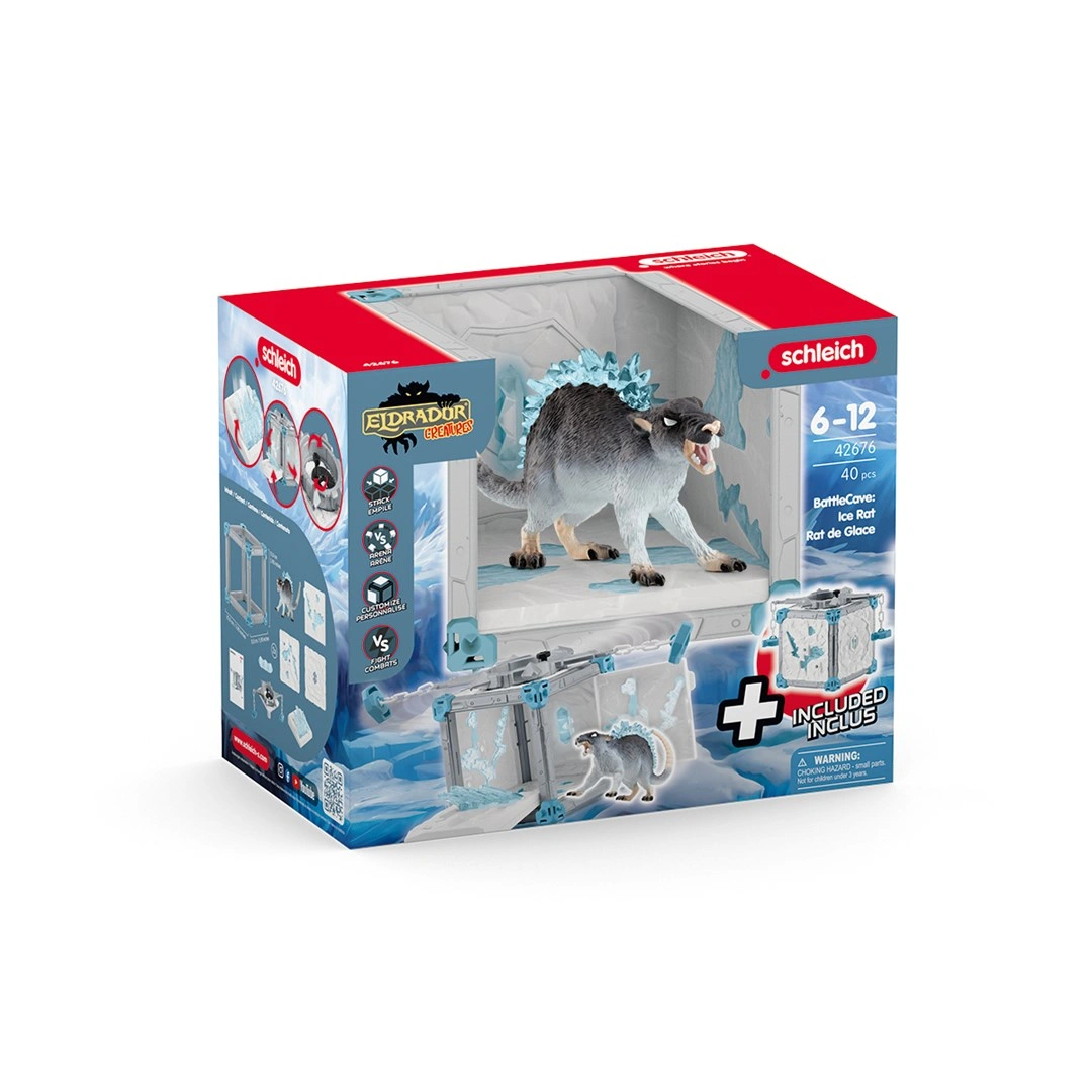 Schleich 42676 Aréna BattleCave ledové krysy