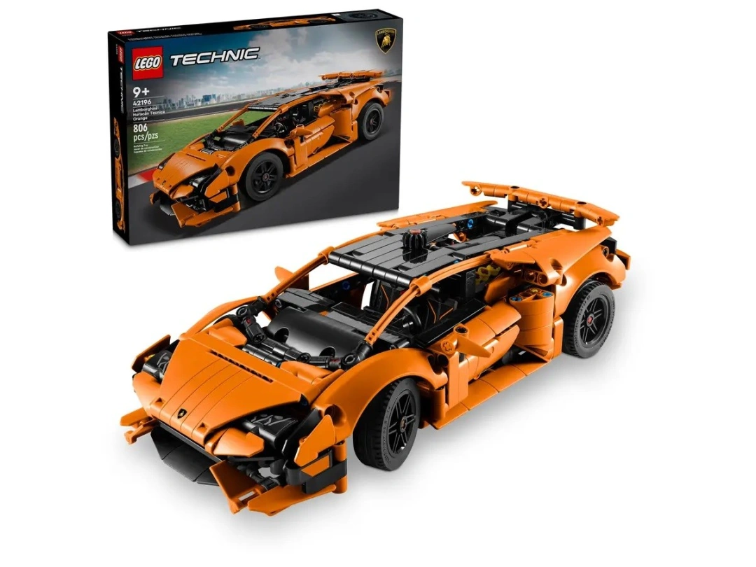 LEGO TECHNIC 42196 Lamborghini Huracán Tecnica Oranžový