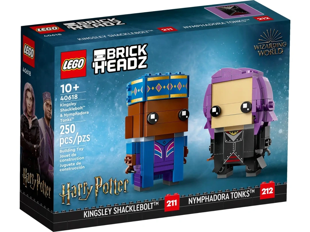 LEGO BRICKHEADZ HARRY POTTER 40618 KINGSLEY SHACKLEBOLT A NIMFADORA TONKS