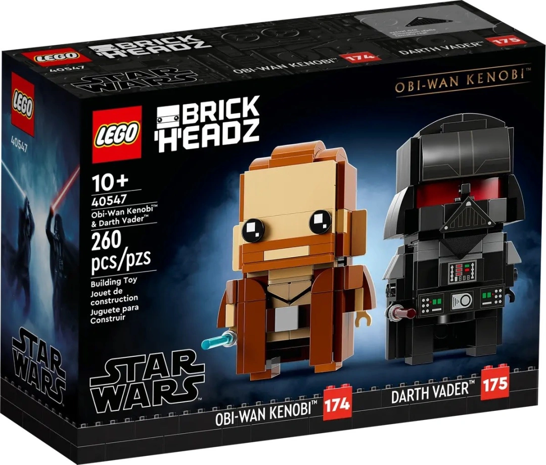 LEGO BRICKHEADZ STAR WARS 40547 Obi-Wan Kenobi a Darth Vader