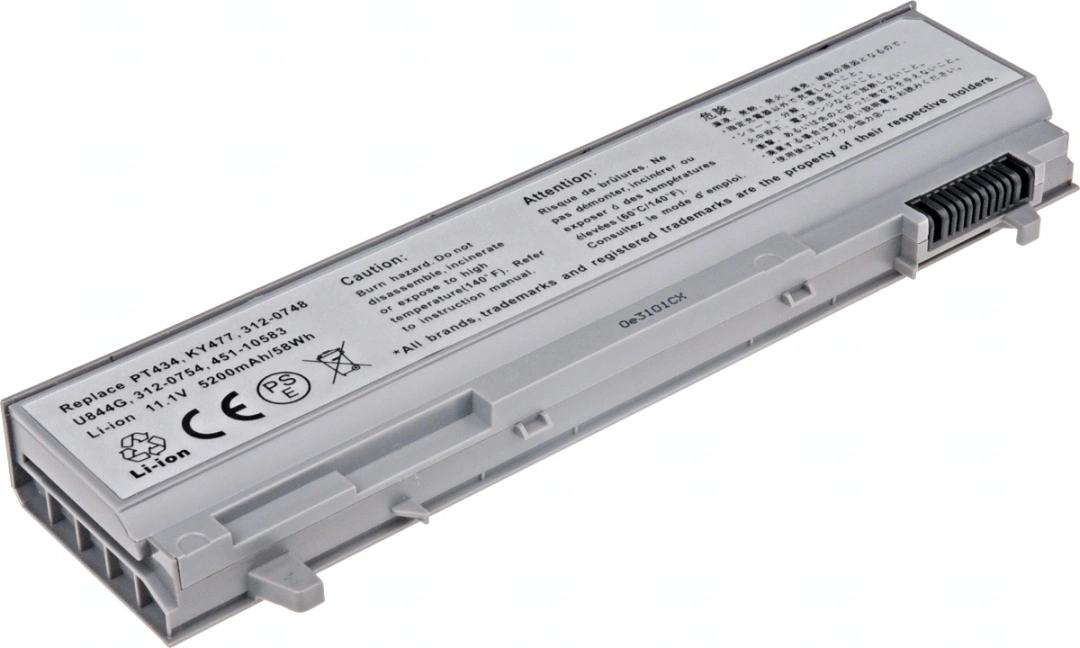 Baterie T6 power Dell Latitude E6400, E6410, E6500, E6510 5200mAh