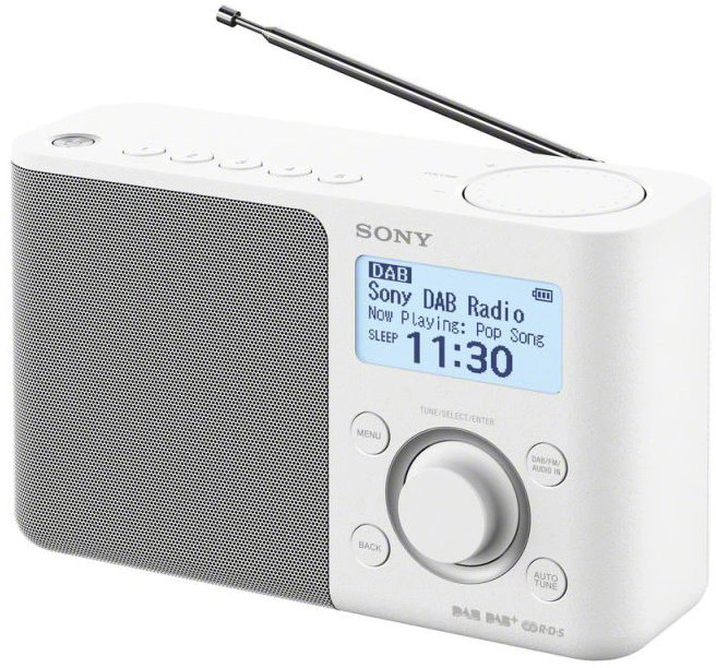 Sony XDR-S61D, bílá