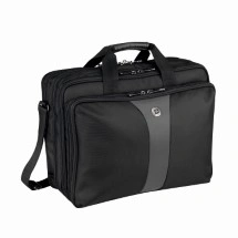 WENGER LEGACY - 17" trojitá brašna na notebook, černá/šedivá