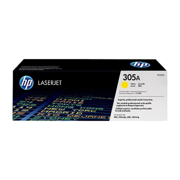 HP CE412AC (305A) - originální toner - žlutá 