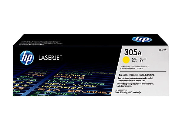 HP CE412AC (305A) - originální toner - žlutá 