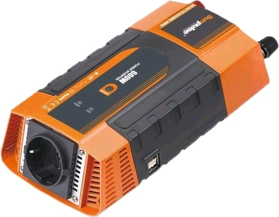 Carspa PID600 - měnič napětí 12V/230V+2xUSB 600W