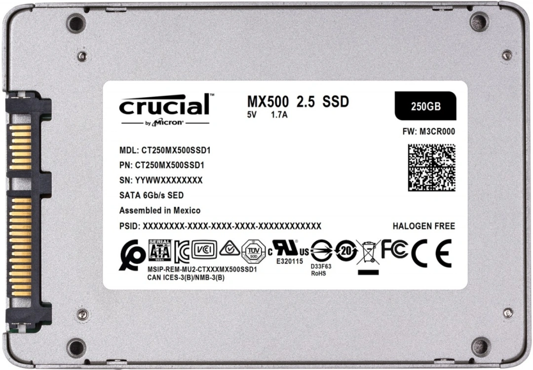 Crucial MX500, M.2 250GB (CT250MX500SSD4)