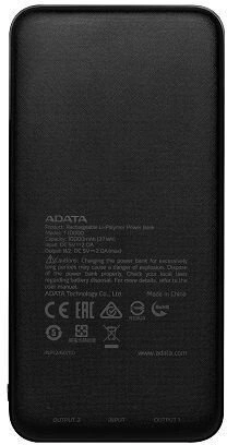 ADATA powerbanka AT10000, 10000mAh, černá