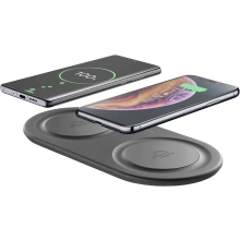 CellularLine Wireless Fast Charger Dual Qi, černá 