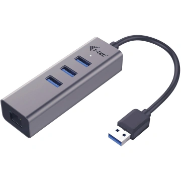 i-tec USB 3.0 Metal HUB 3 Port + Gigabit Ethernet