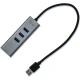 i-tec USB 3.0 Metal HUB 3 Port + Gigabit Ethernet