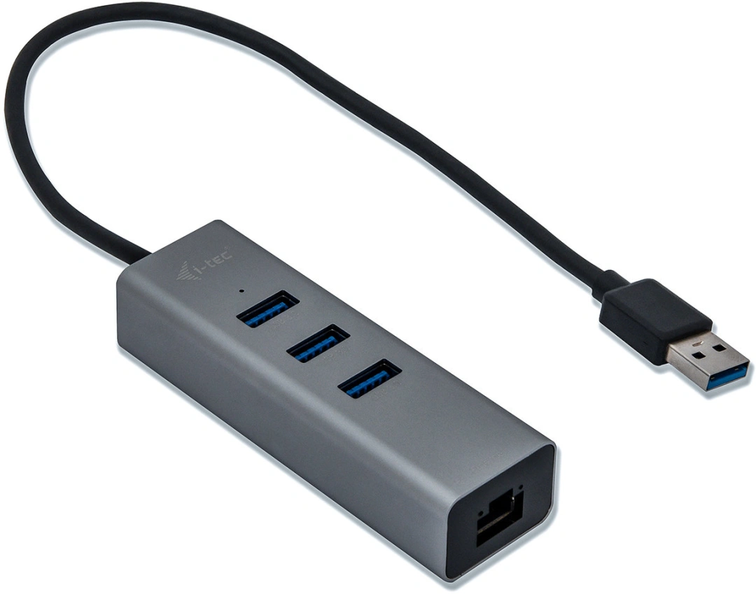 i-tec USB 3.0 Metal HUB 3 Port + Gigabit Ethernet