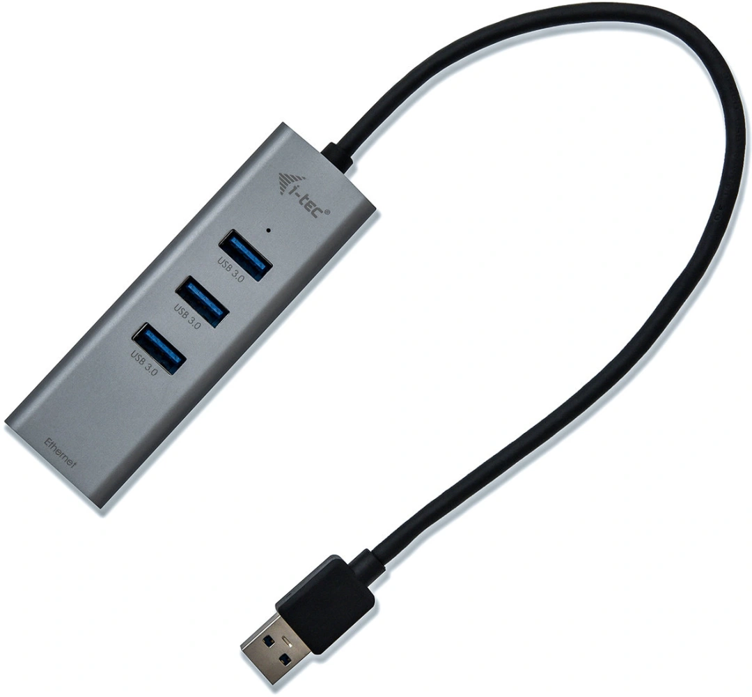 i-tec USB 3.0 Metal HUB 3 Port + Gigabit Ethernet