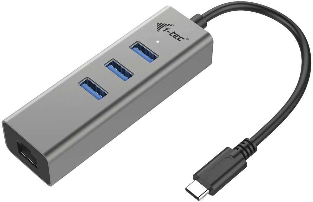 i-tec USB-C Metal HUB 3 Port + Gigabit Ethernet