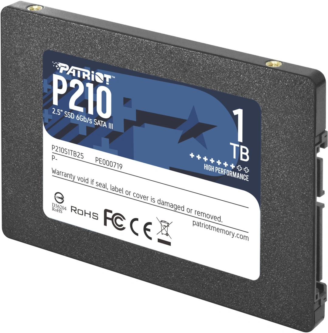 Patriot P210, 2,5" - 1TB SSD