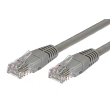 Patch kabel, UTP, RJ45, cat6, 5m, šedý