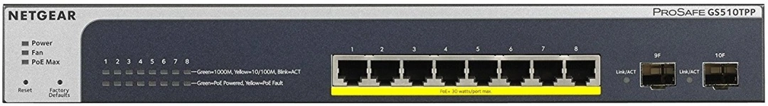 NETGEAR ProSAFE GS510TPP