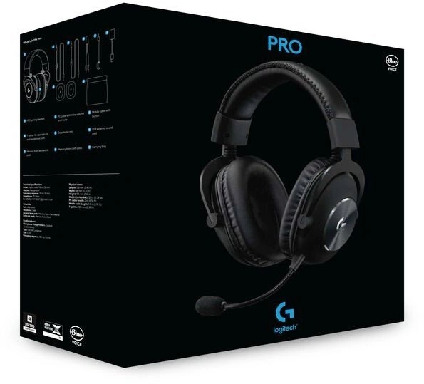 Logitech G Pro X, Black