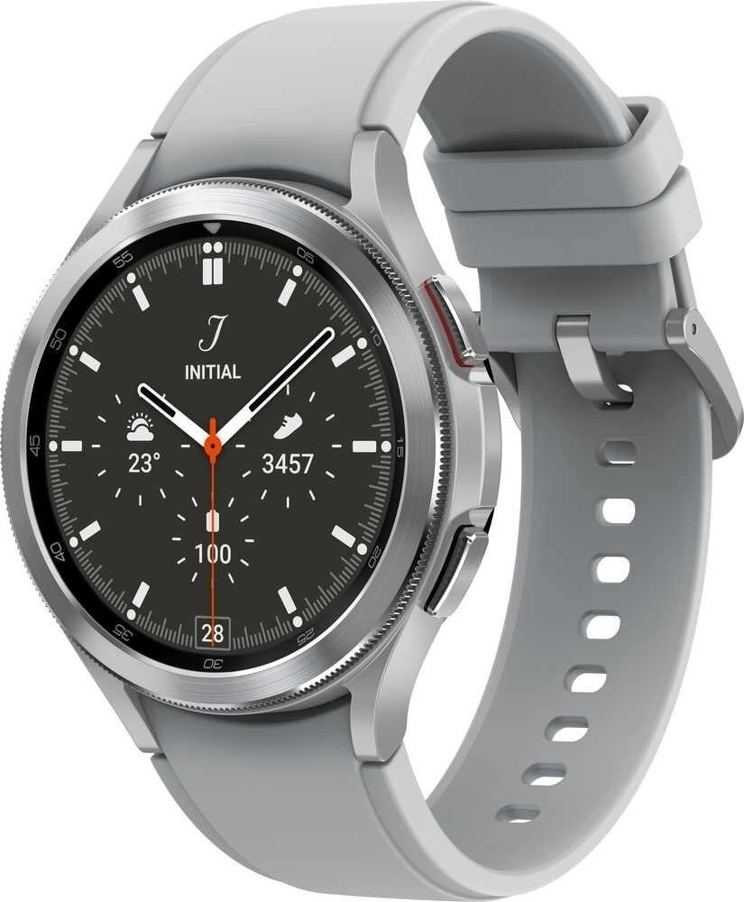 Samsung Galaxy Watch4 Classic 46 mm, LTE, Silver 