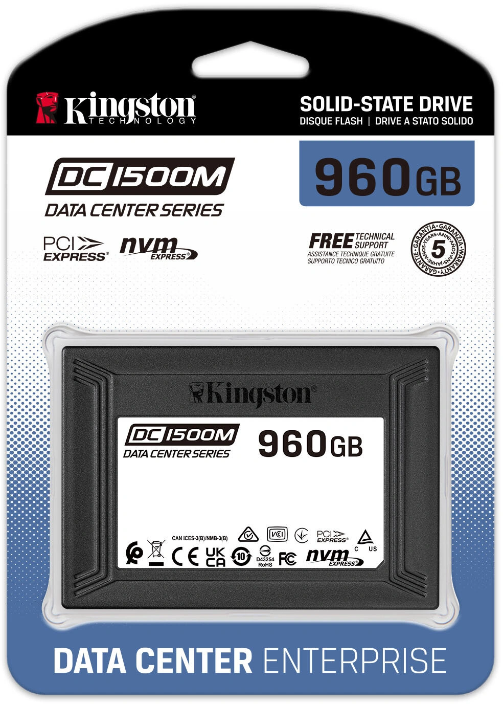 Kingston DC1500M, 2,5" - 960GB