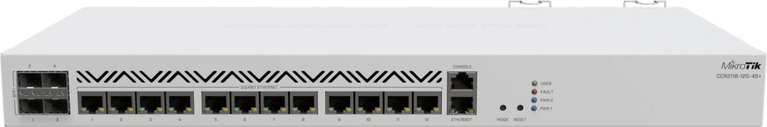 MikroTik CCR2116-12G-4S+, Cloud Core Router