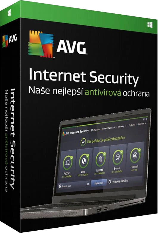 AVG Internet Security,1 licence (12 měs.)