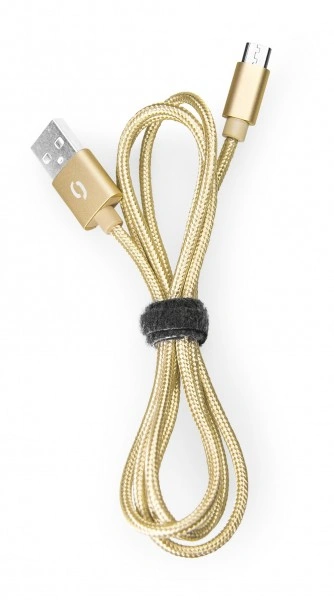 ALIGATOR PREMIUM Datový kabel 2A, Lightning zlatý