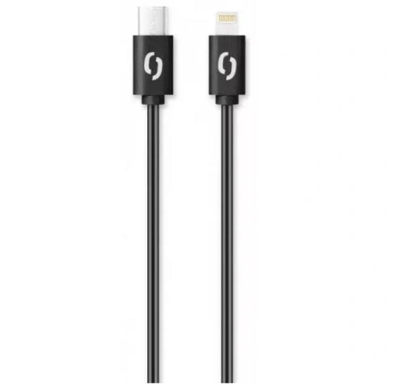 Aligator KALP3AUCLIBK Datový kabel POWER 3A, USB-C/lightning černý