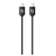 Aligator KALP3AUCUCBK Datový kabel POWER 3A, USB-C/USB-C, black