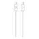 Aligator KALP3AUCUCWH Datový kabel POWER 3A, USB-C/USB-C, white