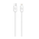 Aligator KALP3AUCLIWH Datový kabel POWER 3A, USB-C/lightning white