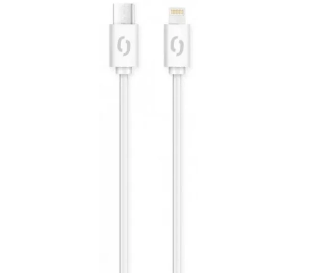 Aligator KALP3AUCLIWH Datový kabel POWER 3A, USB-C/lightning bílý