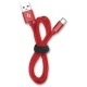 ALIGATOR PREMIUM Datový kabel 2A, USB-C červená