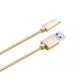 ALIGATOR PREMIUM Datový kabel 2A, USB-C gold