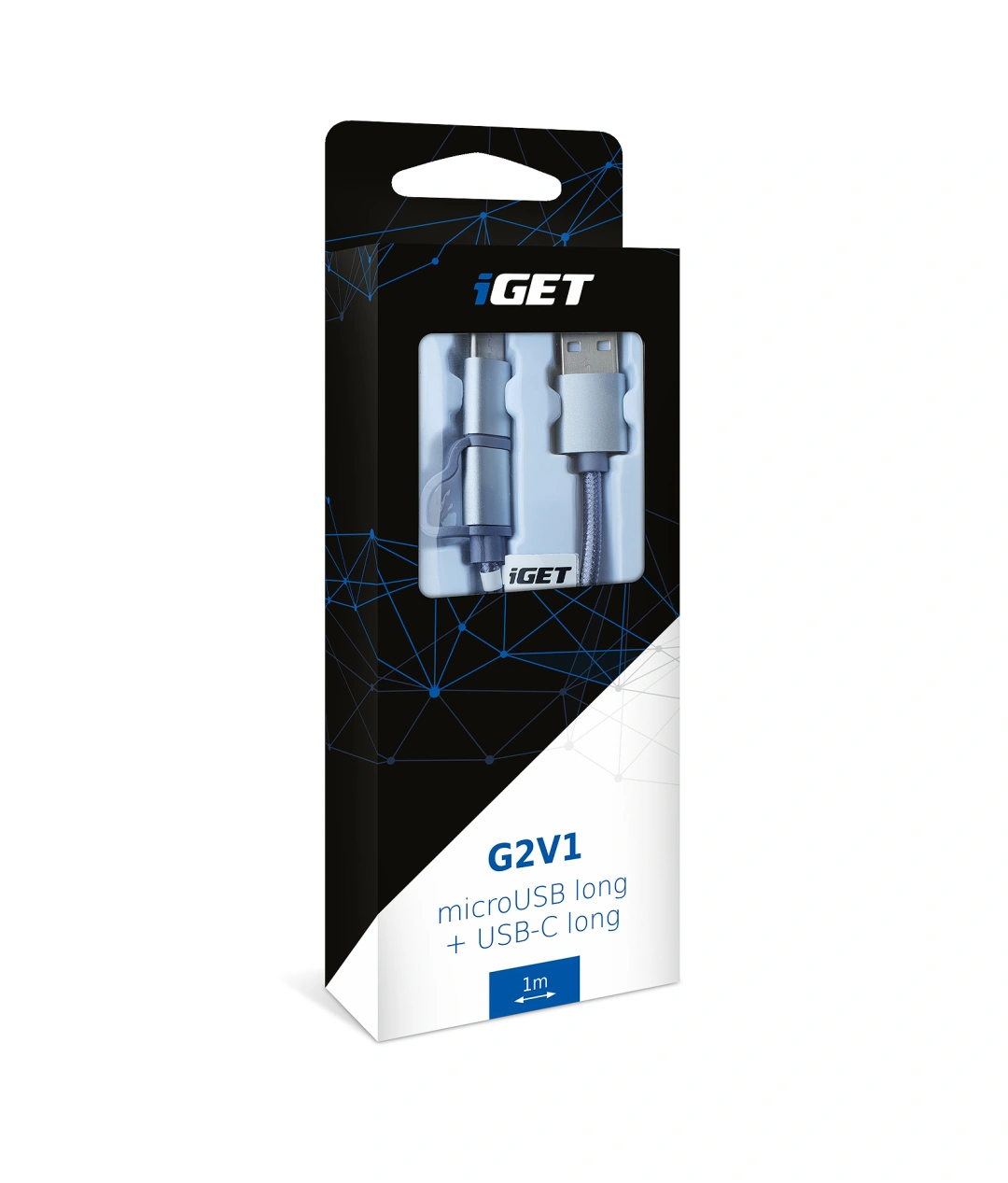 iGET G2V1 - USB kabel Micro USB/ USB - C