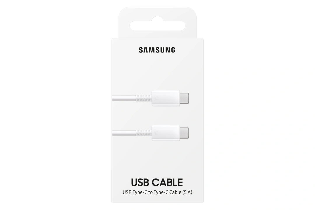 Samsung kabel USB-C na USB-C, 1m (20V, max 5A, 100W), USB 2.0, bílá