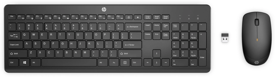 HP Wireless 235, CZ/SK/ENG, Black