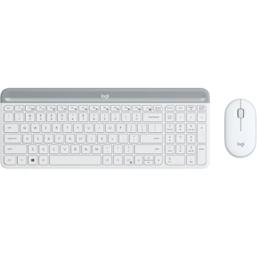 Logitech MK470 Slim Wireless Combo, US, White