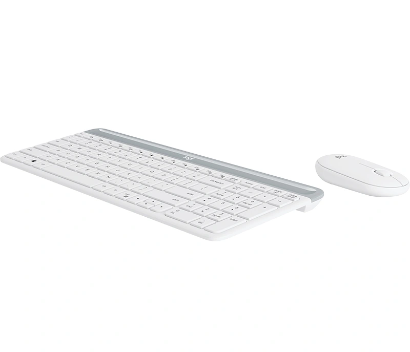 Logitech MK470 Slim Wireless Combo, US, White