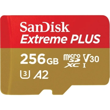 SanDisk Micro SDXC Extreme Plus 256GB UHS-I U3 (200R/140W) 