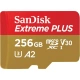 SanDisk Micro SDXC Extreme Plus 256GB UHS-I U3 (200R/140W) 