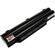 Baterie T6 Power pro notebook Fujitsu Siemens CP567717-01, Li-Ion, 10,8 V, 5200 mAh (56 Wh), černá