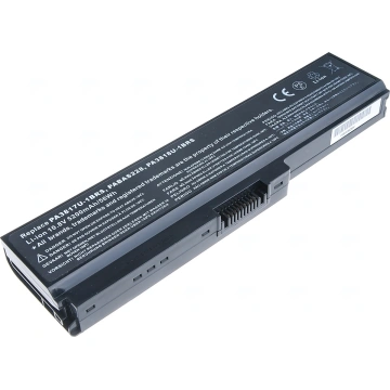 Baterie T6 Power pro Toshiba Satellite L730 serie, Li-Ion, 10,8 V, 5200 mAh (56 Wh), černá