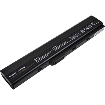 Baterie T6 Power pro Asus X42J, Li-Ion, 11,1 V, 5200 mAh (58 Wh), black