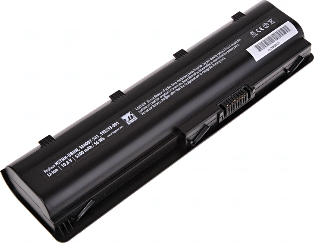 Baterie T6 Power pro Hewlett Packard Envy 17-2090 serie, Li-Ion, 10,8 V, 5200 mAh (56 Wh), černá