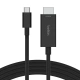 Belkin kabel USB-C na HDMI 2.1, 2m, černá, AVC012bt2MBK