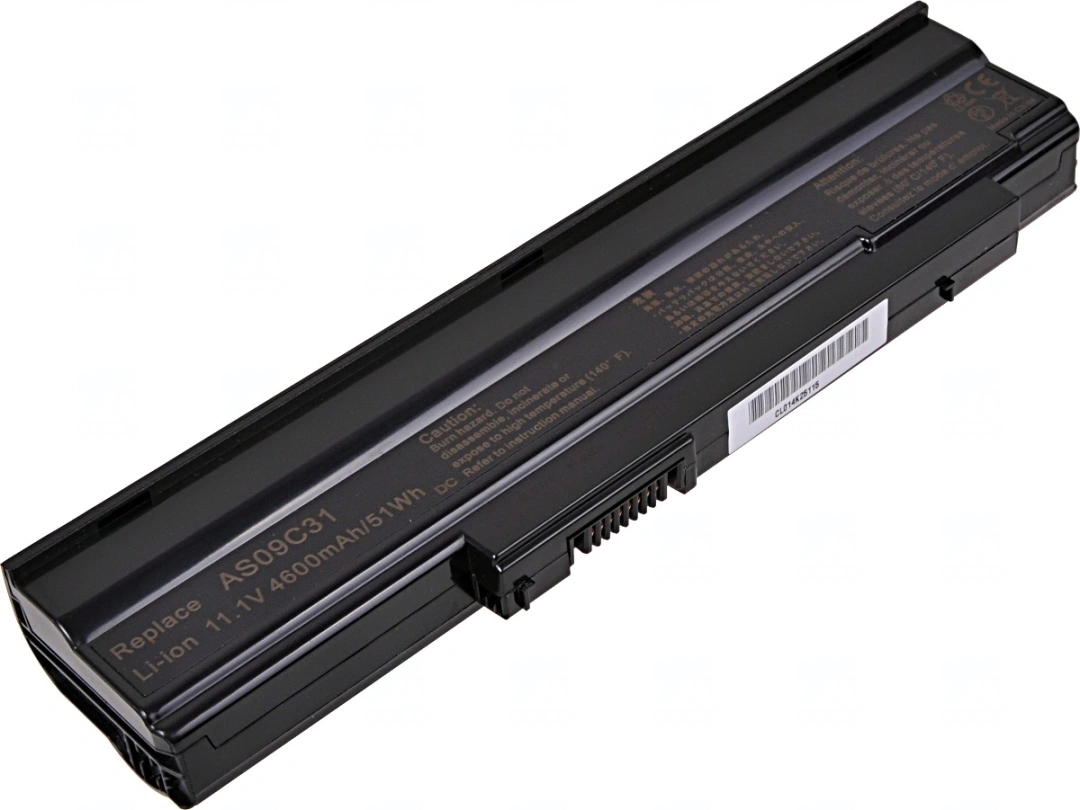 Baterie T6 Power pro notebook Acer BT.00603.078, Li-Ion, 11,1 V, 5200 mAh (58 Wh), černá