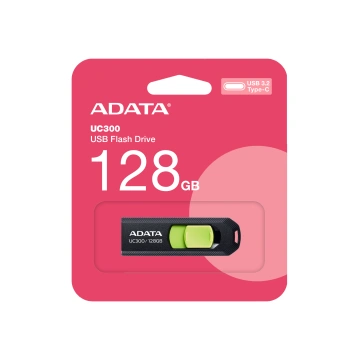 ADATA UC300 128GB, black/green