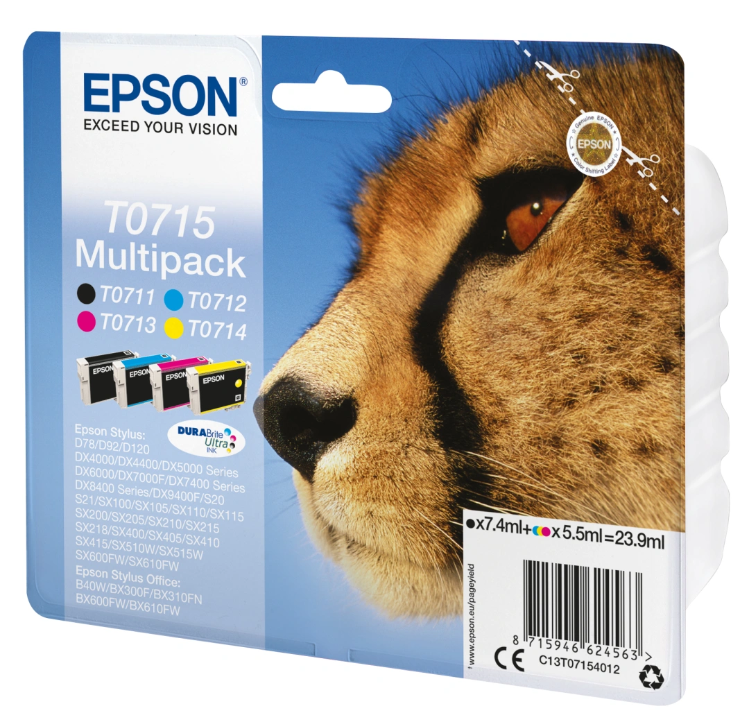 Epson Multipack 4-colours T0715 DURABrite UltraInk