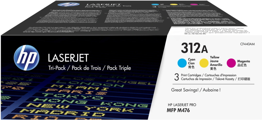 HP 312A CMY 3 pack